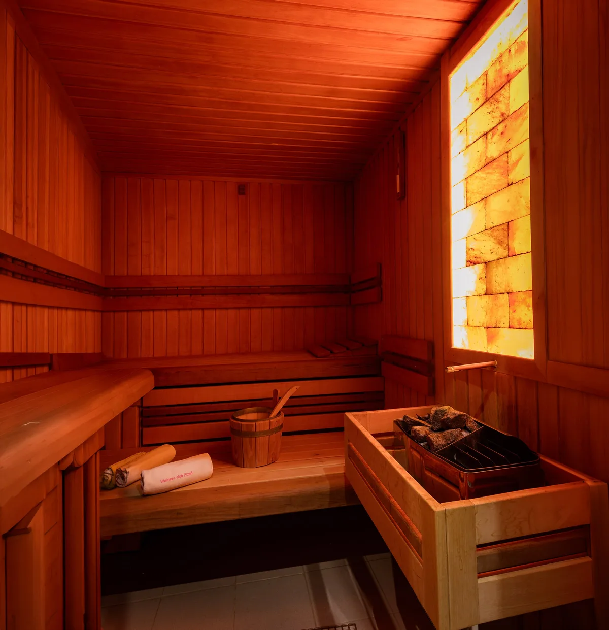 Sauna se solnou stěnou