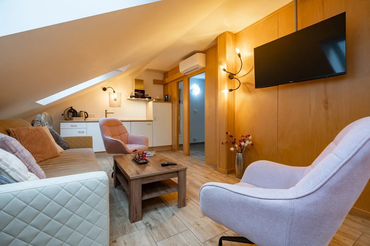 Obývací část apartmánu